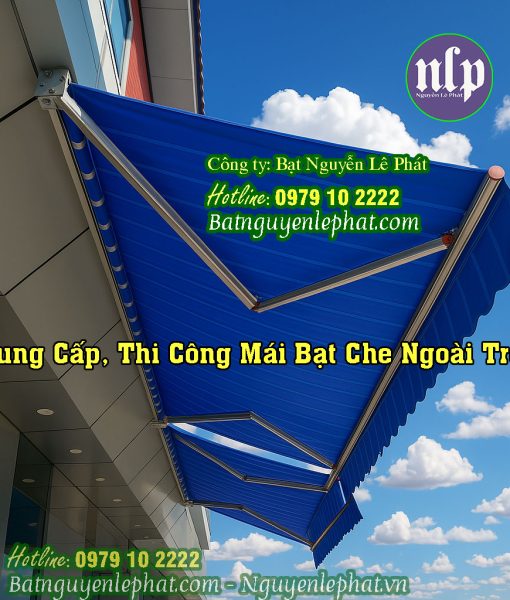Lắp Bạt Mái Hiên Che Nắng Mưa Trước Nhà Bình Dương
