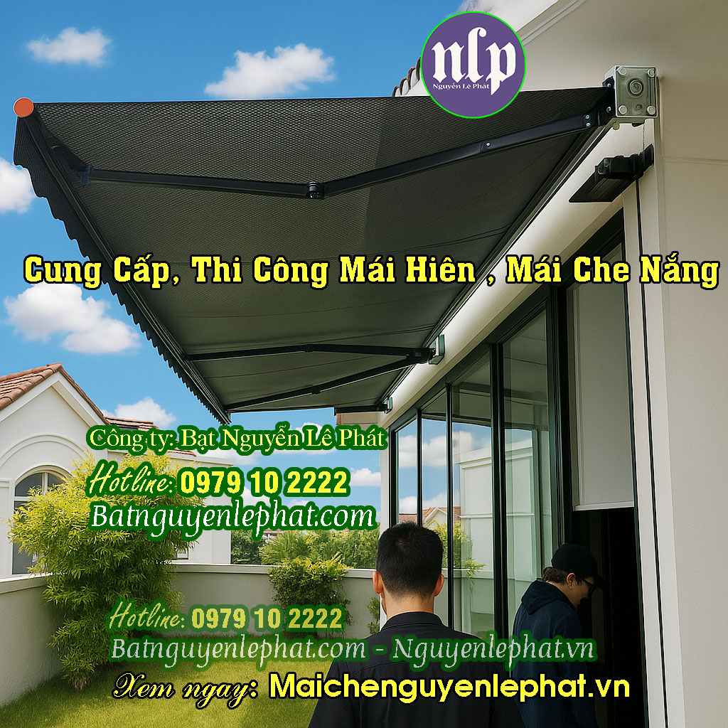 Lắp mái che tay quay tại biconsi Thuận An Lắp mái che tay quay tại biconsi Thuận An
