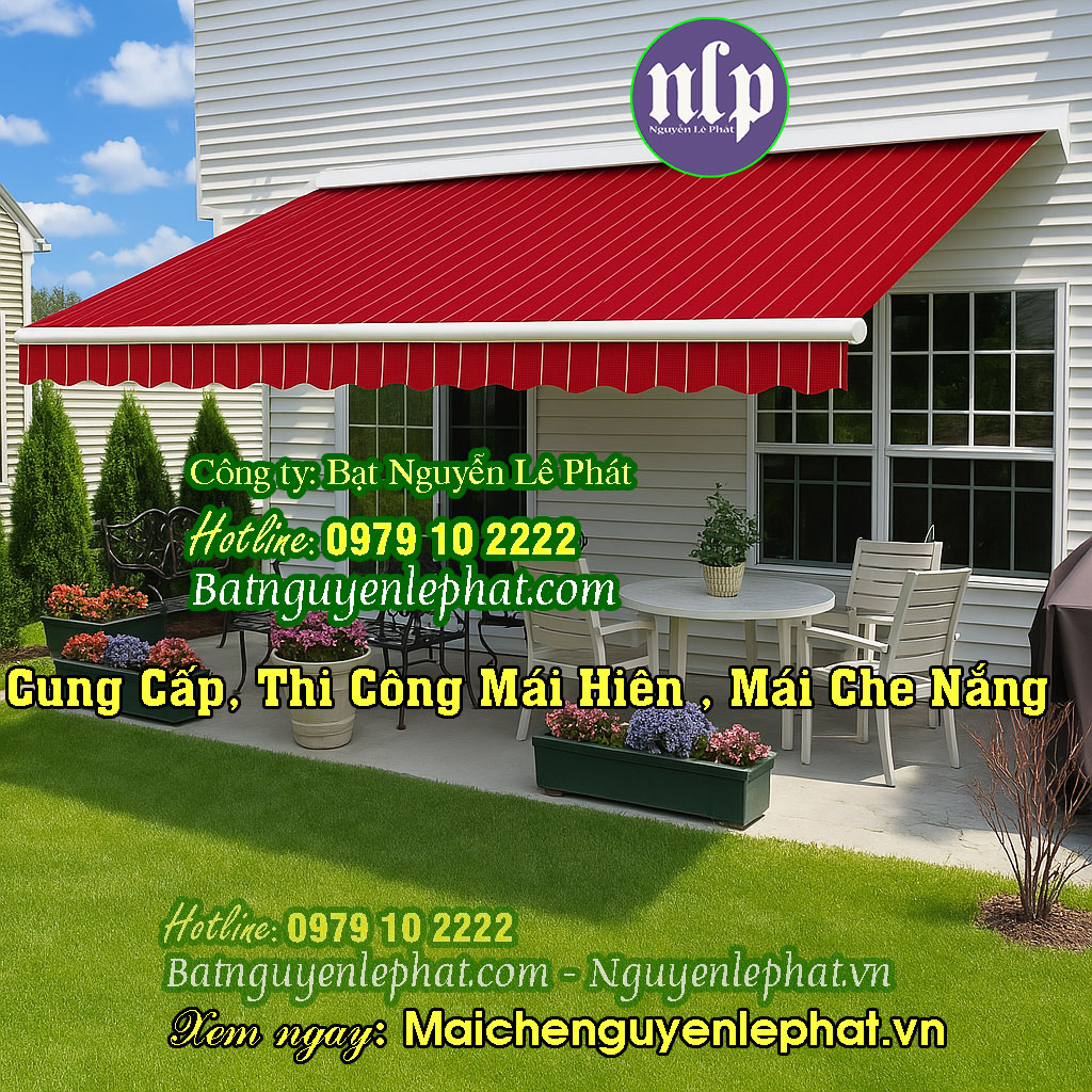 Bạt che nắng quay tay Bạt che nắng quay tay