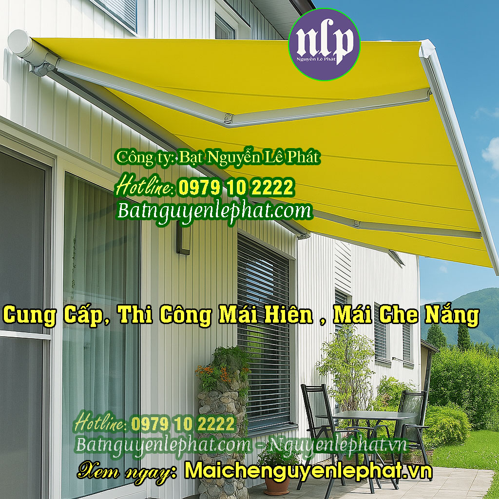 Bạt che nắng mưa quay tay Bạt che nắng mưa quay tay