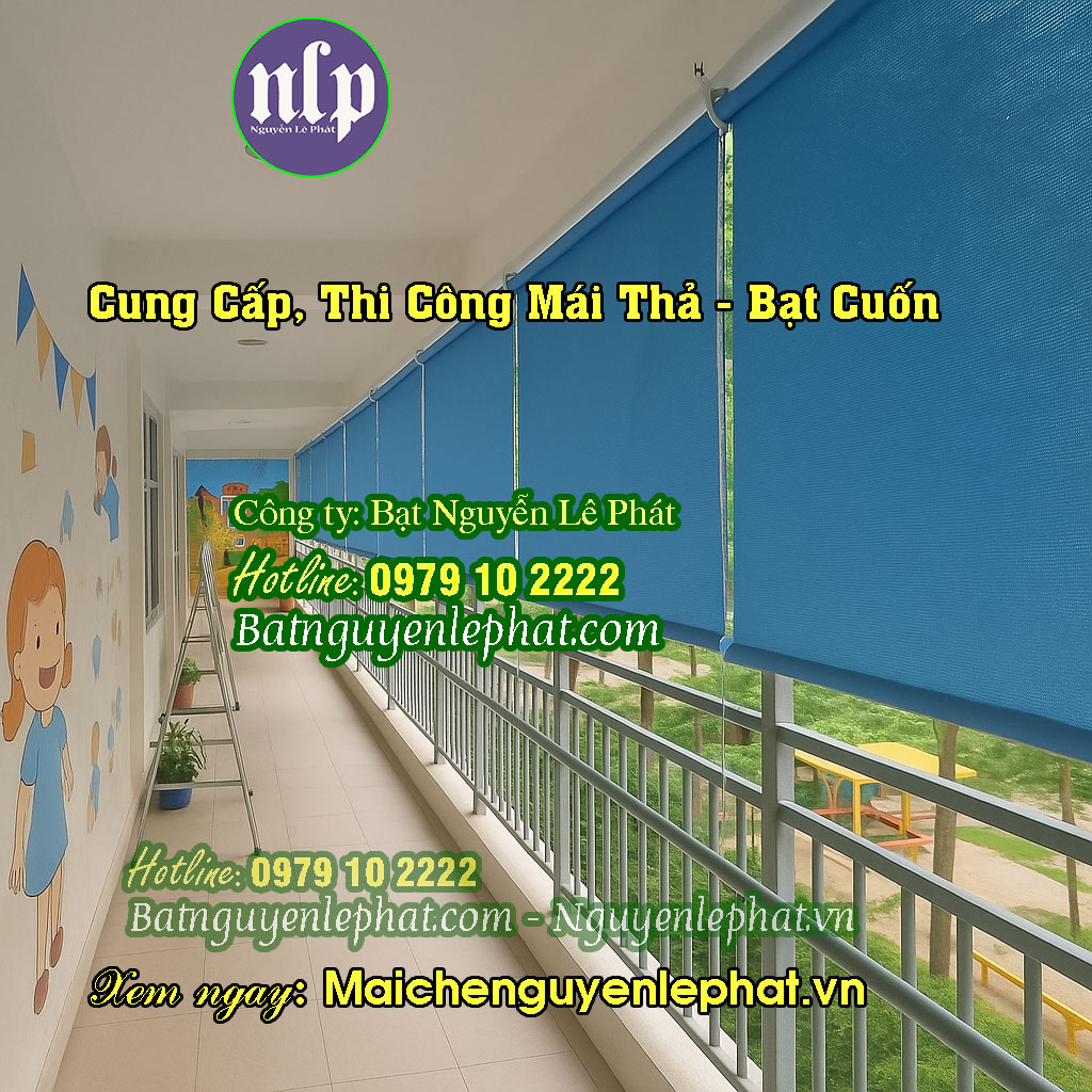 Bạt che nắng tự cuốn Bạt che nắng tự cuốn