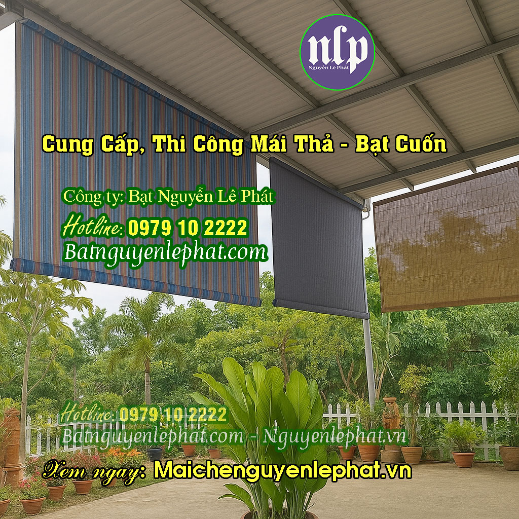 Mái bạt che nắng mưa trước nhà Mái bạt che nắng mưa trước nhà