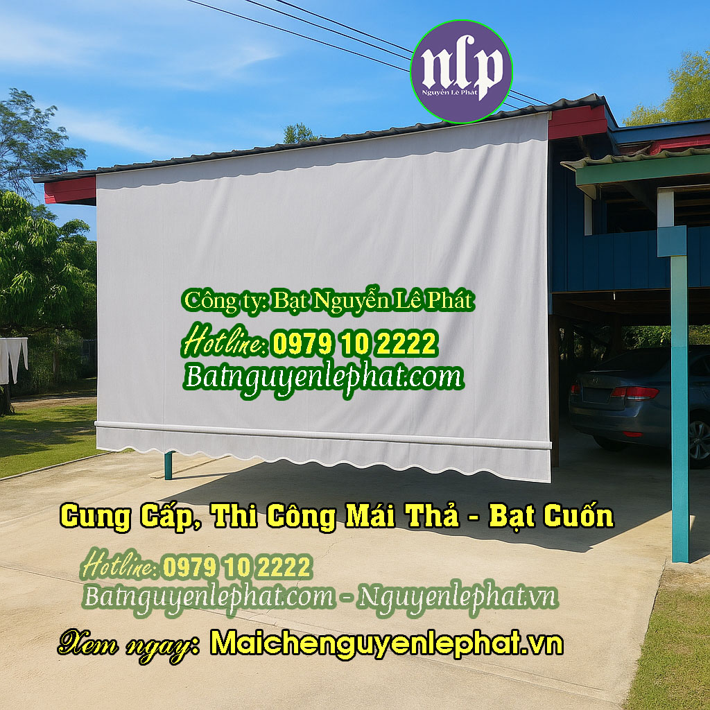 Bạt cuốn che nắng ngoài trời Bạt cuốn che nắng ngoài trời