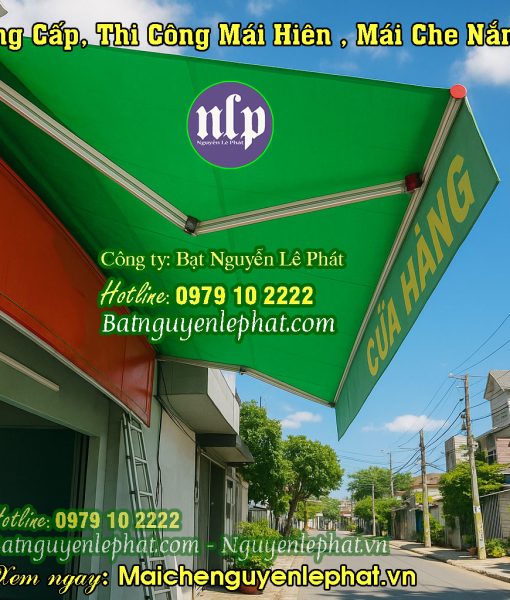 Mái hiên quay tay tại Quận 2, HCM giá bao nhiêu?