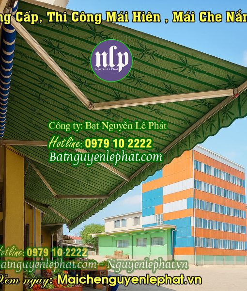 Lắp Bạt Quay Tay Mái Hiên Che Nắng tại Thủ Đức HCM