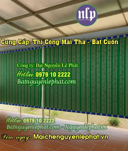 Bạt mái thả che nắng mưa