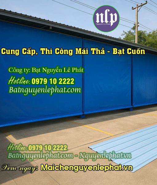 Bạt mái thả tự cuốn