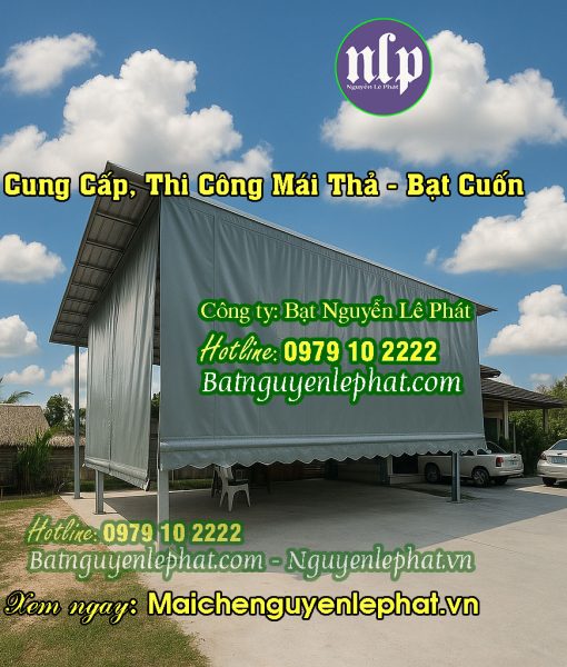 Bạt mái thả tự cuốn