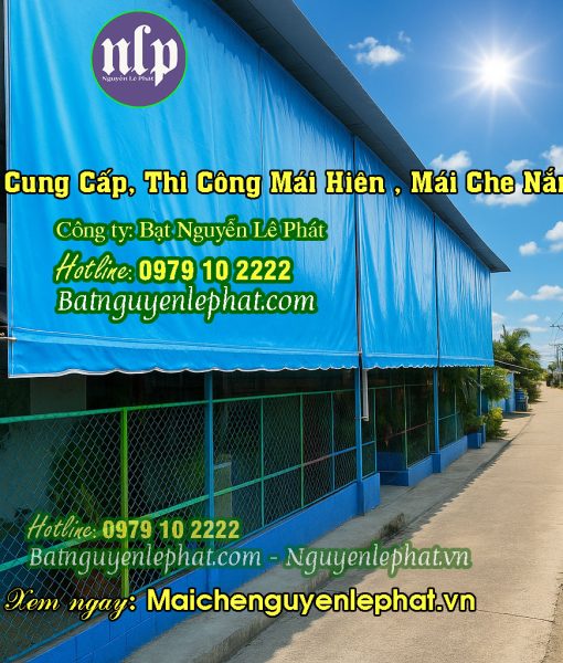 Mái hiên quay tay tại Quận 2, HCM giá bao nhiêu?