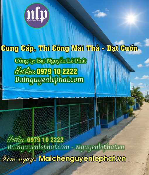 Bạt nắng mưa tự cuốn tại Tân Uyên, Bình Dương