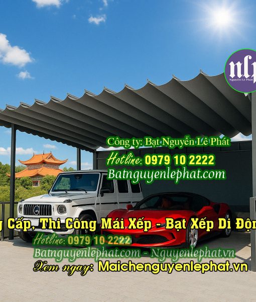 Lắp bạt mái xếp