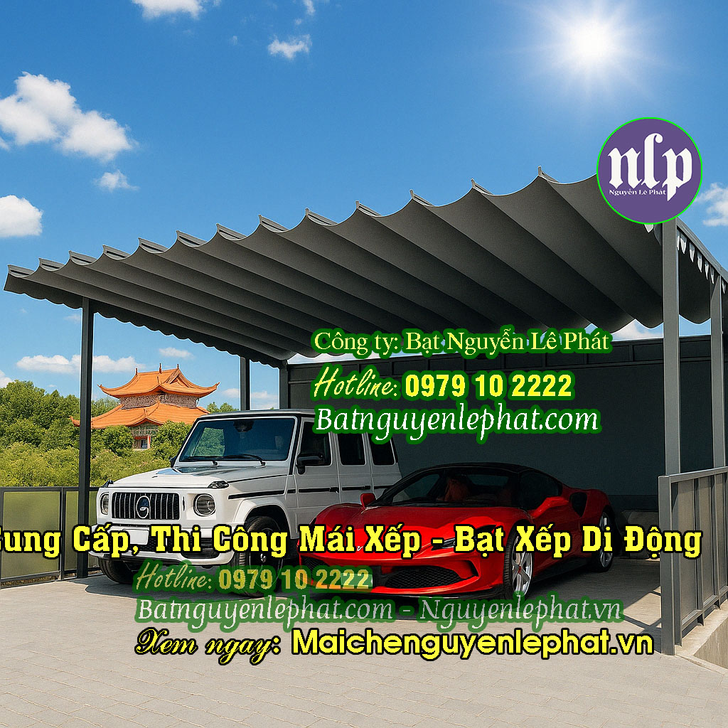 Lắp bạt mái xếp