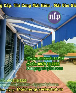 Bạt Quay Mái Hiên Che Nắng Mưa tại Võ Thị Sáu, Thống Nhất, Biên Hoà
