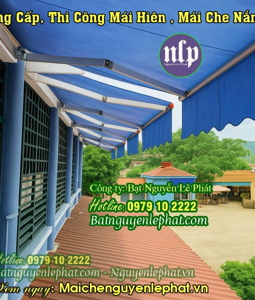 Bạt Quay Mái Hiên Che Nắng Mưa tại Võ Thị Sáu, Thống Nhất, Biên Hoà