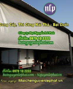 Lắp Bạt Thả Tự Cuốn, Bạt Cuốn Mái Che Nắng Trước Nhà Long Thành, Đồng Nai