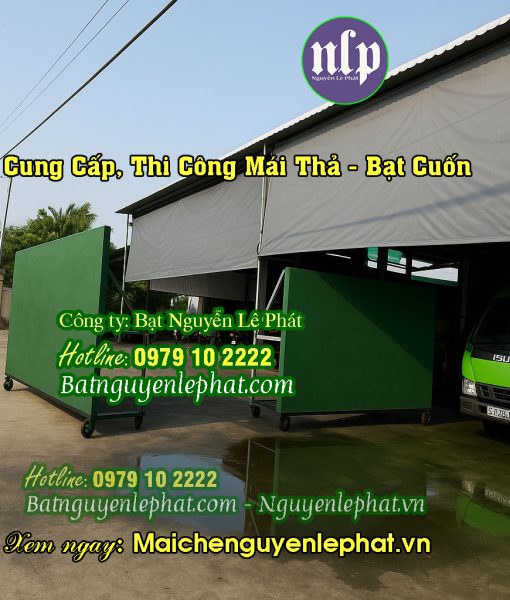 Bạt Che Nắng Mưa Tự Cuốn Tại Gò Vấp