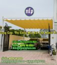 Mái che bạt kéo nhà xe