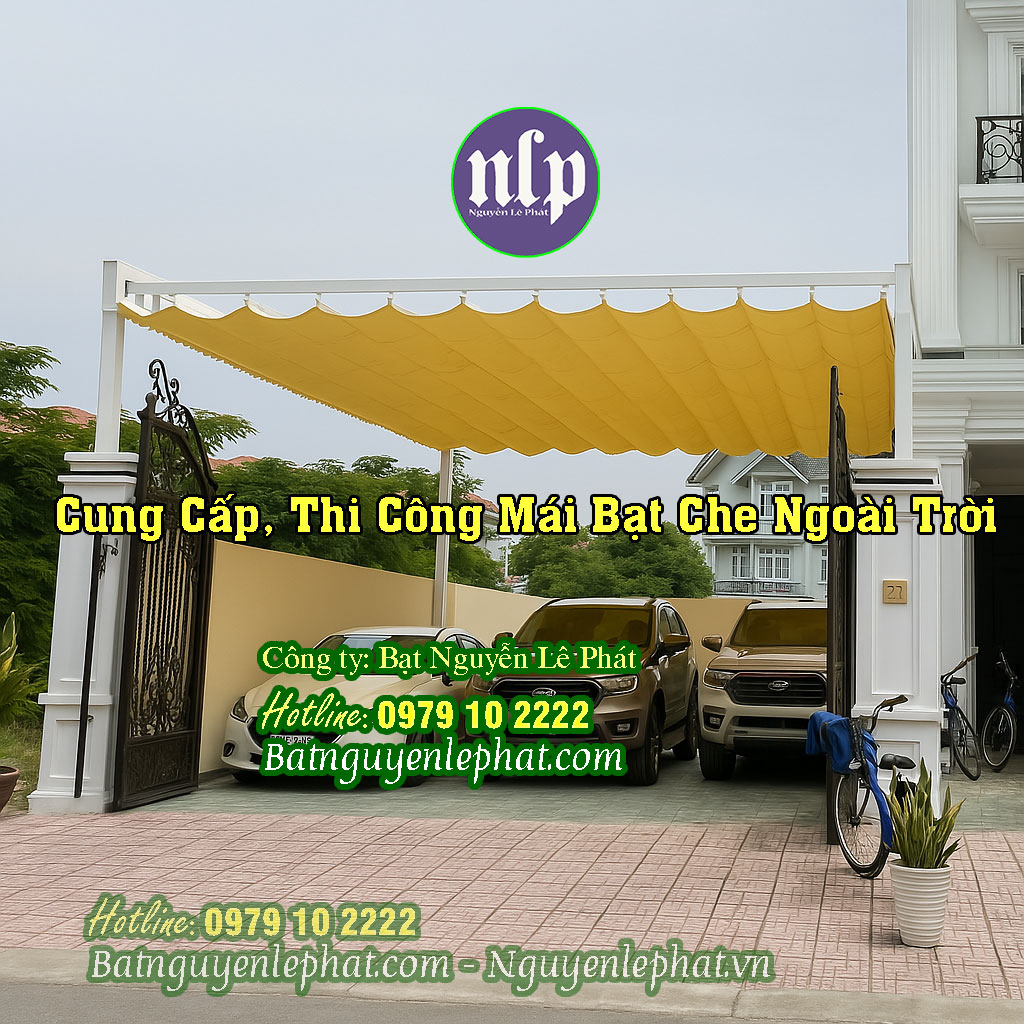 Bạt Che , Mái Che Nắng Di Động Tại Biconsi - Tân Bình - Dĩ An - Thuận An
