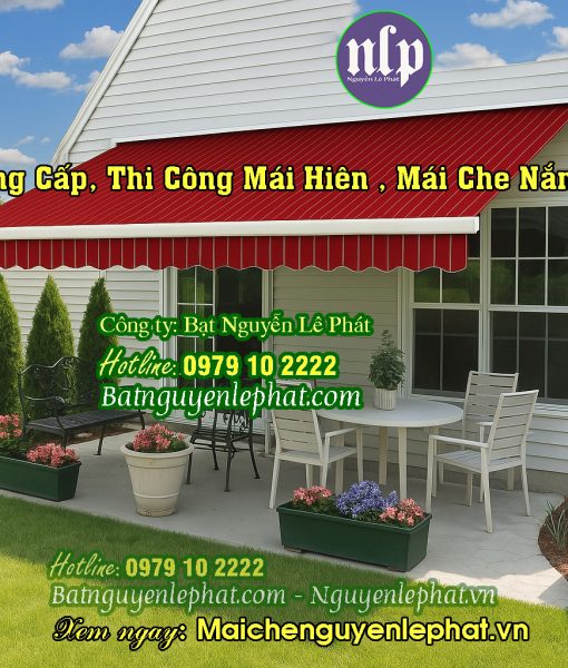 Bạt Quay Mái Hiên Che Nắng Mưa tại Thủ Đức , TPHCM