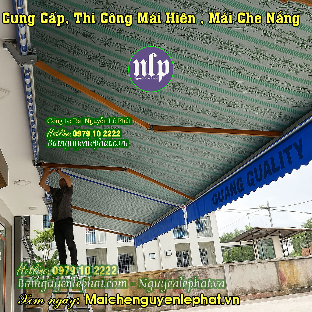 Mái hiên che nắng trước nhà Mái hiên che nắng trước nhà