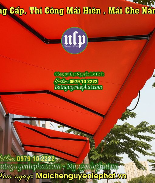 Mái hiên che nắng mưa trước nhà