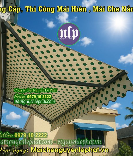 lắp mái hiên di động