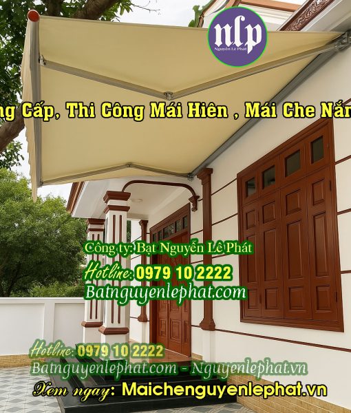 Bạt che nắng kéo tay bao nhiêu tiền