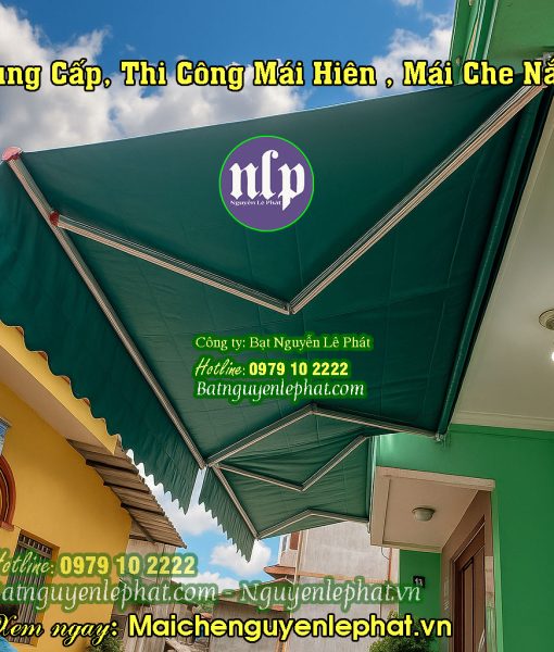 Mái hiên che nắng mưa trước hiên nhà