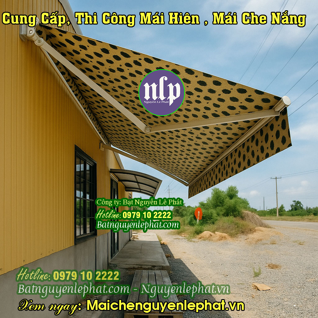 Lắp mái hiên quay tay Lắp mái hiên quay tay