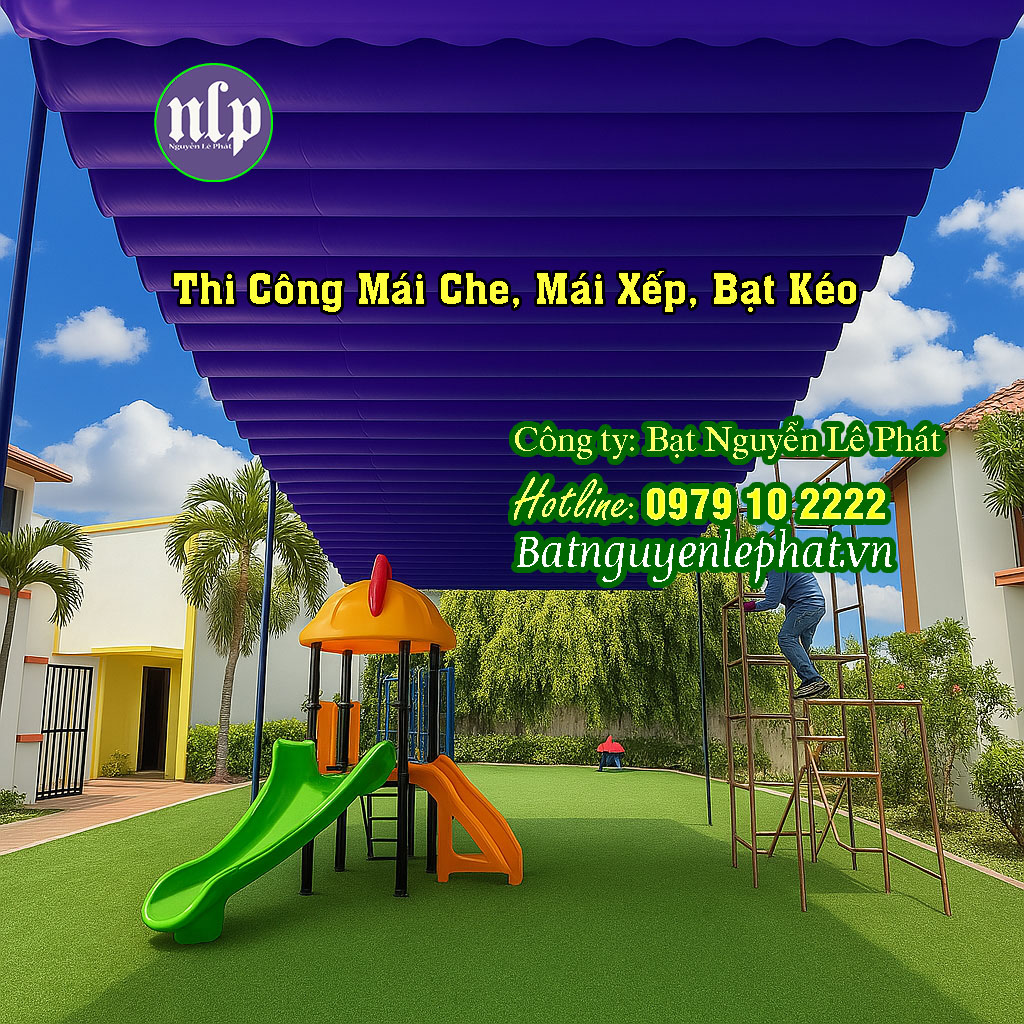 Mái Che Nguyễn Lê Phát Thi Công Mái Che Di Động, Bạt Kéo Tay Thủ Dầu Một