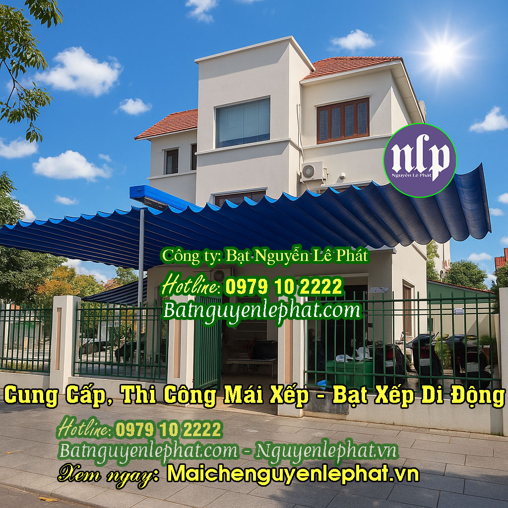 Mái xếp bạt xếp Mái xếp bạt xếp