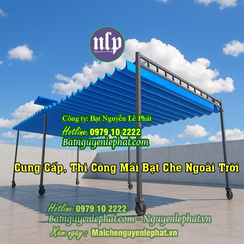 Mái che có bánh xe di động Mái che có bánh xe di động
