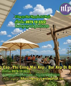 Lắp Bạt Che Quay Tay, Bạt Che Kéo Dây Trước Nhà Tại Bcons Dĩ An