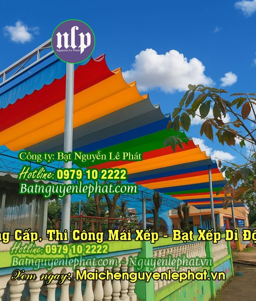 mái xếp lượn sóng