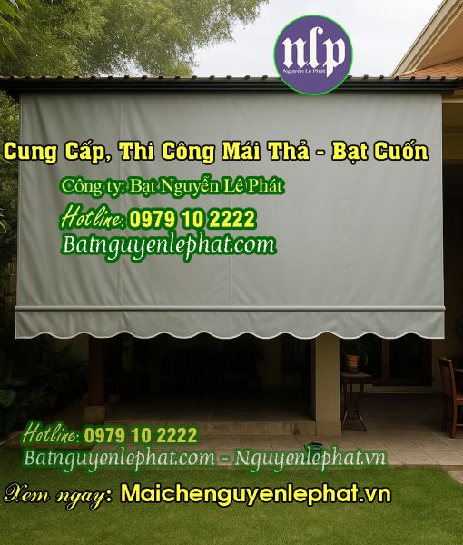 Rèm bạt che nắng mưa