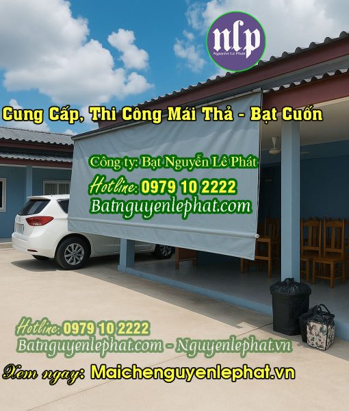 Rèm bạt che nắng mưa