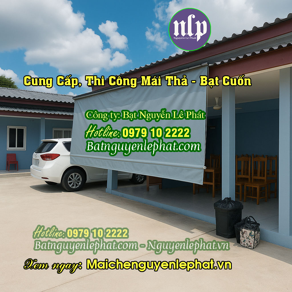 Rèm bạt che nắng mưa Rèm bạt che nắng mưa