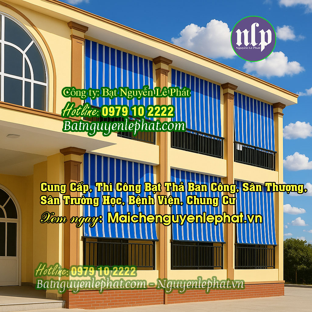 Lắp Bạt Che Nắng Mưa, Bạt Mái Thả Tự Cuốn tại Làng Đại Học Thủ Đức Lắp Bạt Che Nắng Mưa, Bạt Mái Thả Tự Cuốn tại Làng Đại Học Thủ Đức