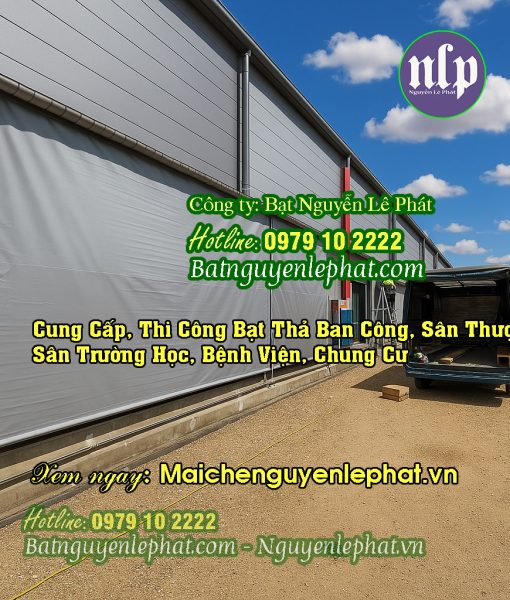 Rèm bạt che nắng tự cuốn