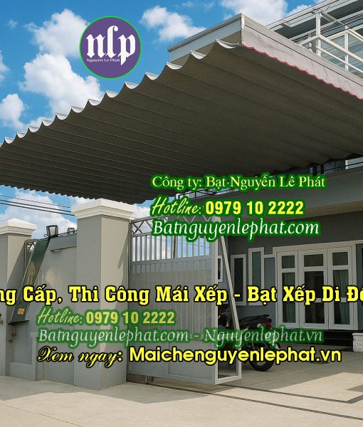 Thi công bạt che nắng
