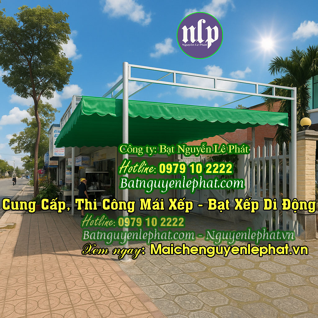 Thi công bạt xếp lượn sóng