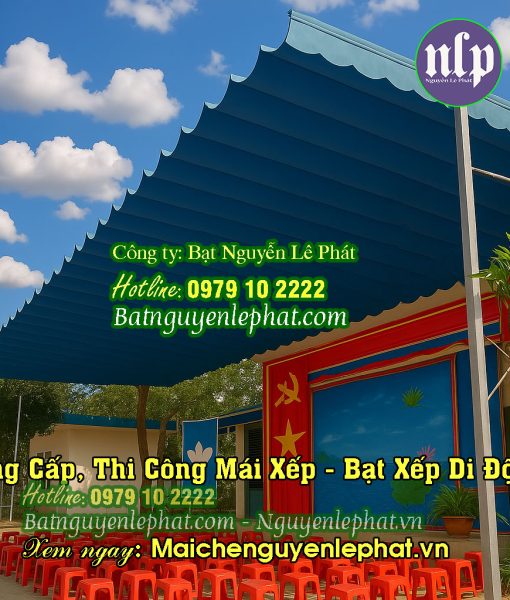 Thi công bạt xếp