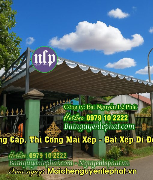 Lắp Bạt Mái Che Nắng Mưa Trước Nhà Tân Triều , Vĩnh Cửu