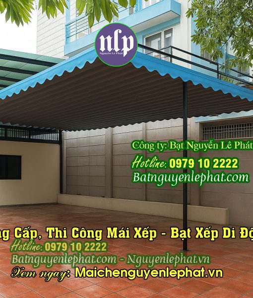 Thi Công Mái Xếp Di Động