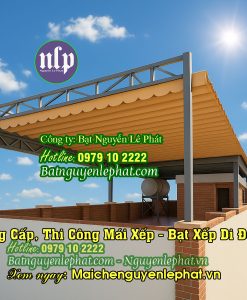 Lắp Mái Hiên Quay Tay Che Nắng Mưa tại KDC BiConSi Dĩ An Thuận An