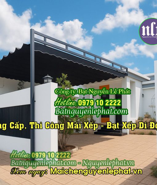 Mái hiên mái xếp che nắng mưa