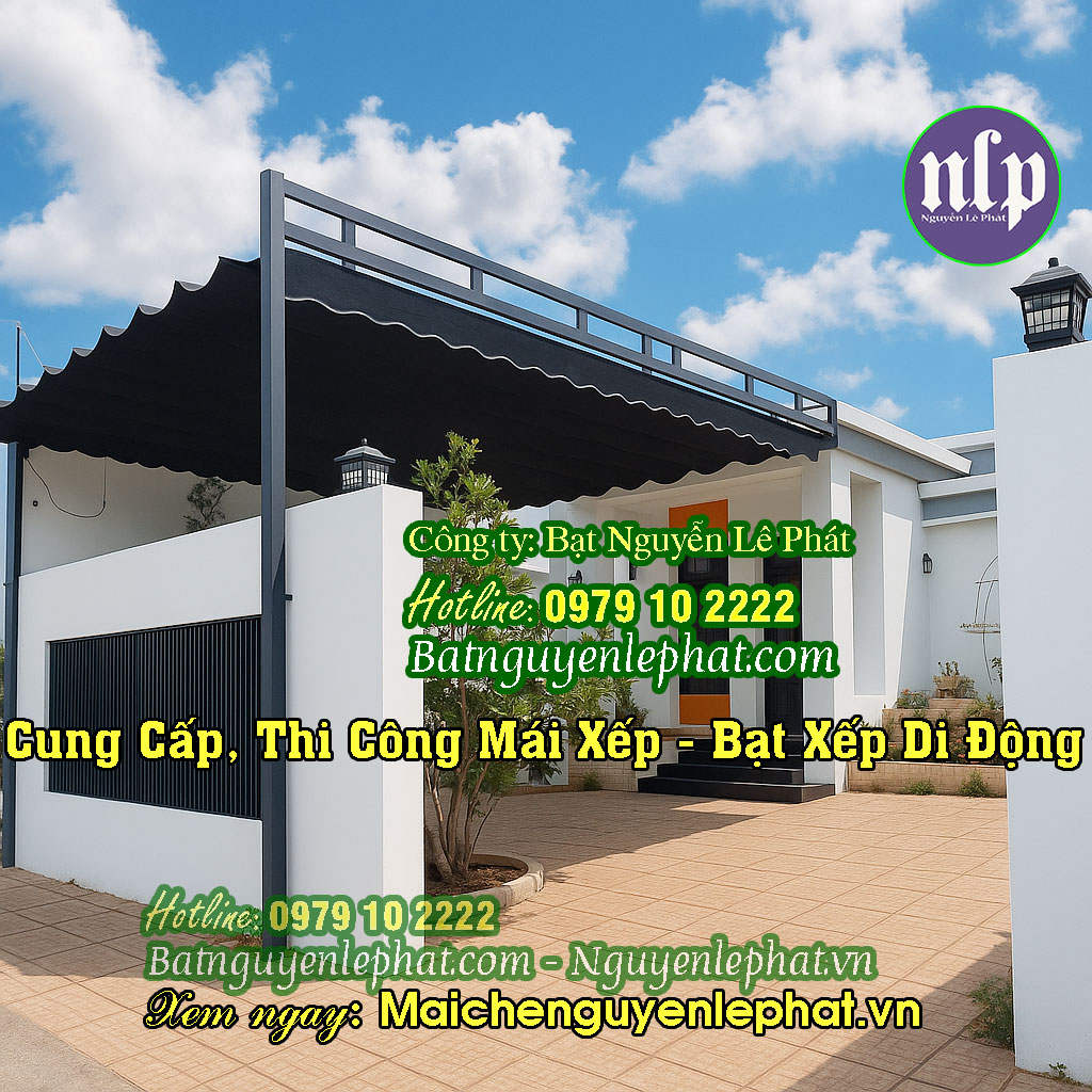 Mái hiên mái xếp che nắng mưa