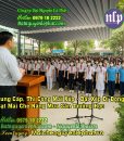 Thi công lắp bạt che nắng sân trường