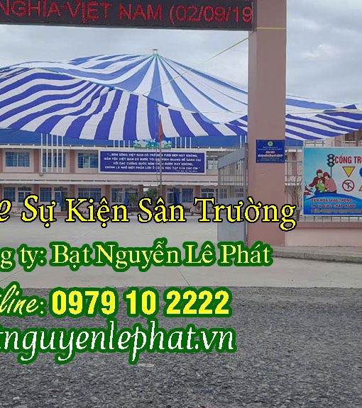Cung Cấp Bạt Căng Dây Che Nắng Mưa Sân Trường Học