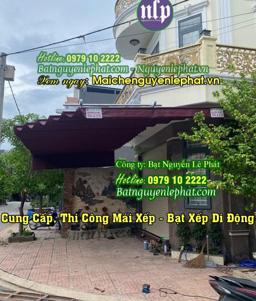 Lắp mái che nhà để xe trước nhà